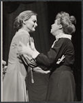 Constance Towers and Lillian Gish in the stage production Anya