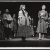 Constance Towers [second from right], Irra Petina [far right backround] and ensemble in the stage production Anya