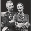 Michael Kermoyan and Constance Towers in the stage production Anya