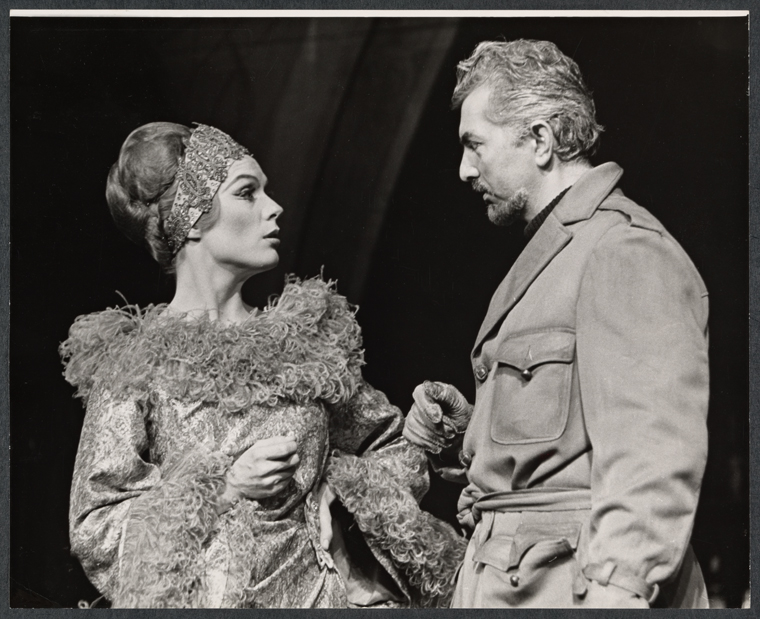 Karen Shepard and Michael Kermoyan in the stage production Anya - NYPL ...