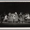 Irra Petina [standing second from right] and Constance Towers in the stage production Anya