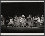 Irra Petina [standing second from right] and Constance Towers in the stage production Anya