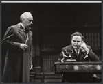 Ed Steffe and George S. Irving in the stage production Anya