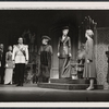 George S. Irving, John Michael King, Margaret Mullen, Lillian Gish, Constance Towers, Irra Petina and ensemble in the stage production Anya