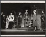 George S. Irving, John Michael King, Margaret Mullen, Lillian Gish, Constance Towers, Irra Petina and ensemble in the stage production Anya