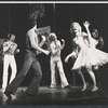 Lauren Bacall (at right) and dancers in the touring stage production Applause