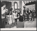 Patrice Munsel (sitting on couch) and unidentified cast members in the touring stage production Applause