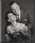 Signe Hasso and Maurice Evans in rehearsal for the stage production The Apple Cart