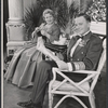 Katherine Hynes and Maurice Evans in the stage production The Apple Cart