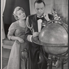 Katherine Hynes and Maurice Evans in the stage production The Apple Cart
