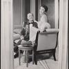 Maurice Evans and Signe Hasso in the stage production The Apple Cart