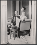 Maurice Evans and Signe Hasso in the stage production The Apple Cart