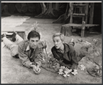 Kim Hunter [right] and unidentified in the 1961 Stratford production of As You Like It