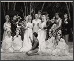 Kim Hunter, Will Geer, Carrie Nye [center] and unidentified others in the 1961 Stratford production of As You Like It