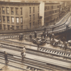 Fires, accidents and tragedies - [Elevated railroad accident.]