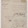 Two letters signed to the Prefet Colonial in St. Domingue