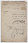 Two letters signed to the Prefet Colonial in St. Domingue