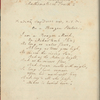 Holograph copybook, containing P. B. Shelley holograph poem, "Oh wretched mortal"