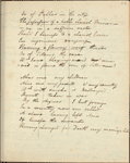 Holograph copybook, containing P. B. Shelley holograph poem, "Oh wretched mortal"