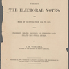 Pamphlets relating to the counting of electoral ballots