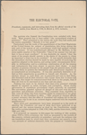 Pamphlets relating to the counting of electoral ballots