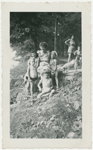 Gypsy Rose Lee family in bathing suits by lake