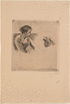 Susan and child facing each other.