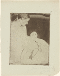 Bill lying on his mother's lap.