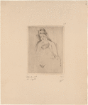 Mrs. Gardner Cassatt holding her baby.