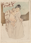 Maternal caress
