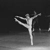 Mikhail Baryshnikov performing in the New York City Ballet production Opus 19