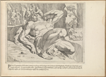 Odysseus blinds Polyphemus