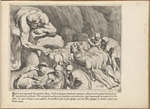Odysseus and his companions flee from Polyphemus