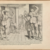 Odysseus and his supporters fight the suitors