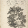 The New Ladies Memorandum Book, for 1809, with the manuscript entries of Harriet Grove