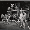 Patricia Harty [second from right], Grover Dale [right] and unidentified others in the stage production Sail Away