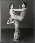 Clifford Lipson and Boni Enten in the 1969 Off-Broadway production Salvation