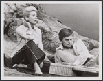 Deborah Kerr and Barry Nelson in the stage production Seascape
