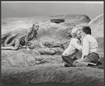 Maureen Anderman, Deborah Kerr and Barry Nelson in the stage production Seascape