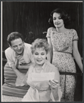 Ben Piazza, Shirley Booth and Nina Foch in the stage production A Second String
