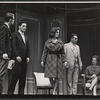 Morgan Sterne, Hy Anzell and unidentified others in the stage production Seidman and Son