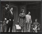 Morgan Sterne, Hy Anzell and unidentified others in the stage production Seidman and Son