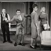 Sam Levene, Morgan Sterne, Nancy Wickwire, and unidentified in the stage production Seidman and Son