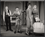 Sam Levene, Morgan Sterne, Nancy Wickwire, and unidentified in the stage production Seidman and Son