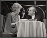Nancy Wickwire and Sam Levene in the stage production Seidman and Son