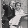 Sam Levene and Frances Chaney in the stage production Seidman and Son