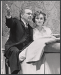 Sam Levene and Frances Chaney in the stage production Seidman and Son