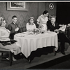 Frances Chaney, Stewart Moss, Sam Levene and unidentified others in the stage production Seidman and Son