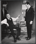 Sam Levene and Morgan Sterne in the stage production Seidman and Son