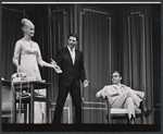 Morgan Sterne, Hy Anzell and unidentified [left] in the stage production Seidman and Son